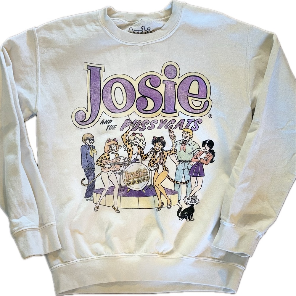 Archie comics crewneck sweatshirt Josie and the pussycats SM